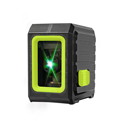 Αλφάδι laser σταυρού με πράσινη δέσμη ακτίνας, εμβέλεια 15m/40m, σφάλμα +/-3mm(10m), με υποδοχη 1/4'', περιέχει μπαταρίες ΑΑ, IP54 , κλάση 2. / 61422