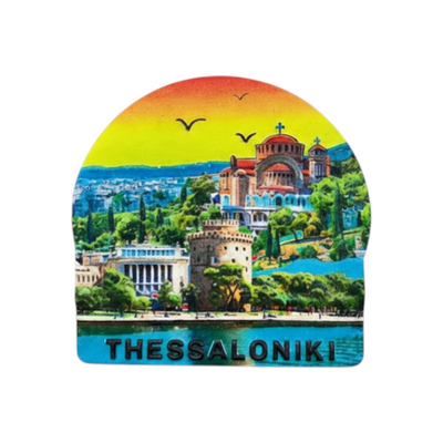 Τουριστικό μαγνητάκι Souvenir - Σετ 12pcs - Thessaloniki - 678553