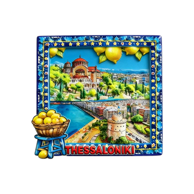 Τουριστικό μαγνητάκι Souvenir - Σετ 12pcs - Thessaloniki - 678564