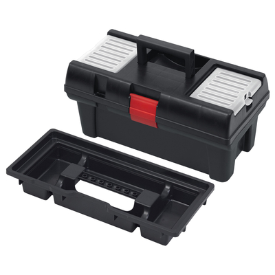 Εργαλειοθήκη πλαστική SEMI PROFI 16
1 πλαστικό κλείστρό
2 ταμπακιέρες
1 δίσκος
Διαστάσεις: 415X226X200mm / SEMI-PROFI-16