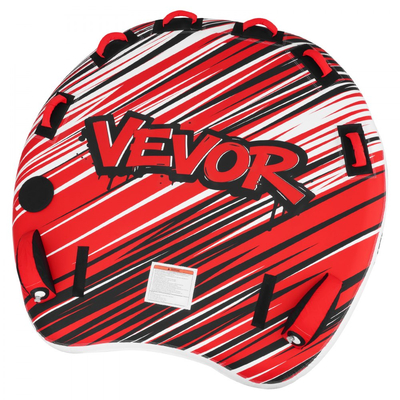 Ρυμουλκούμενος σωλήνας VEVOR για βαρκάδα, Φουσκωτοί σωλήνες σκάφους και ρυμουλκούμενα για 3 αναβάτες, Χωρητικότητα 231 kg Ρυμουλκούμενος σωλήνας για έλξη σκάφους για θαλάσσια σπορ - με πτερύγια, πλήρες νάιλον κάλυμμα, επενδυμένες λαβές και βαλβίδα ασφαλείας