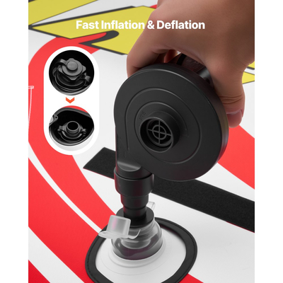 Ρυμουλκούμενοι σωλήνες VEVOR για σκάφη, Φουσκωτός σωλήνας ρυμούλκησης 4 ατόμων για τράβηγμα σκάφους, Χωρητικότητα 308 kg για θαλάσσια σπορ - με πλήρες κάλυμμα από νάιλον, διπλά σημεία ρυμούλκησης, βαλβίδα ασφαλείας και επενδεδυμένες λαβές