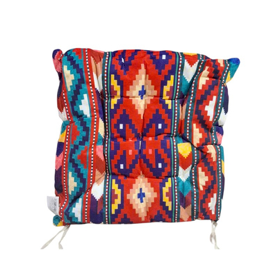 Μαξιλάρι καρέκλας - 40x40cm - 720187 - Red/Blue