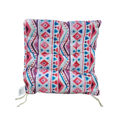 Μαξιλάρι καρέκλας - 40x40cm - 720187 - White/Pink/Purple