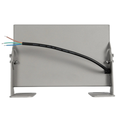 GLOBOSTAR® FLOODHENO 999-0263 Προβολέας Σποτ Wall Washer LED 24W 2040lm 30° AC 220-240V Αδιάβροχο IP67 Ultra Θερμό Λευκό 2200K - Bridgelux SMD Chip - Γκρι - Μ24 x Π11 x 16.5cm - 3 Χρόνια Εγγύηση