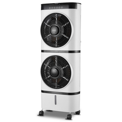 AIR COOLER ΔΙΠΛΟ ΛΕΥΚΟ-ΜΑΥΡΟ 7L 125W ΜΕ ΚΟΝΤΡΟΛ