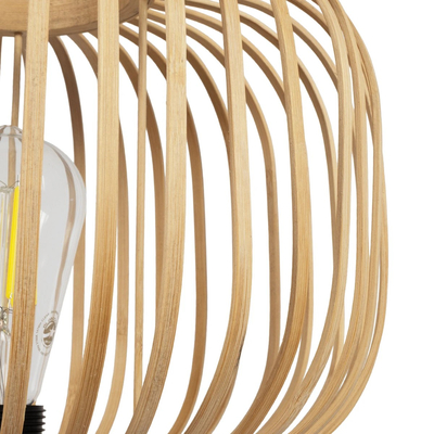 GLOBOSTAR® CHORD 01990 Boho Επιτραπέζιο Φωτιστικό Πορτατίφ με Ντουί 1 x E27 AC 220-240V IP20 - Μπεζ - Μ31 x Π31 x Υ43cm