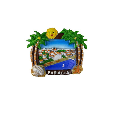Tουριστικό μαγνητάκι Souvenir - Σετ 12pcs - Paralia - 678112