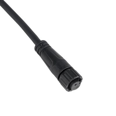 GLOBOSTAR® CONNECTOR 999-0265 2 Pin Σύνδεσμος Τροφοδοσίας για Wall Washers & Προβολείς με Είσοδο 2 x 0.25mm2 & Έξοδο 1 x Αρσενικό Βύσμα Αδιάβροχο IP65 - Μαύρο - Μ20 x Π1.5 x Υ1.5cm