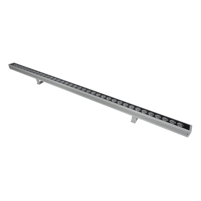 GLOBOSTAR® WASHERPANDA 999-0272 Μπάρα Φωτισμού Wall Washer LED 36W 3960lm 15° DC 24V Αδιάβροχο IP67 Θερμό Λευκό 2700K Dimmable - Bridgelux SMD Chip - Γκρι Ανθρακί - Μ100 x Π4 x Υ3cm - 3 Χρόνια Εγγύηση