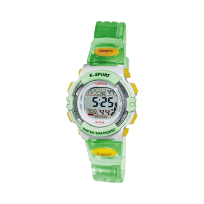 Ψηφιακό ρολόι χειρός - WF45 - Lasika - 115148 - Green Transparent