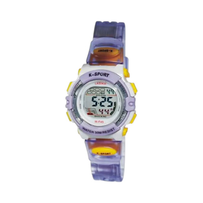 Ψηφιακό ρολόι χειρός - WF45 - Lasika - 115148 - Purple Transparent