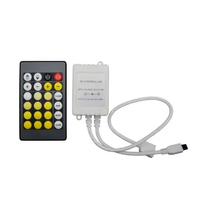 VTAC - Controller Dimmer IR για Ταινίες LED CCT 3 Καναλιών 12V24V με Τηλεχειριστήριο - SKU 24172
