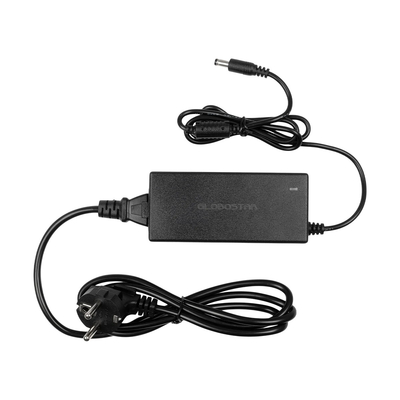 GLOBOSTAR® VOLTIX GLB-107-0003 Τροφοδοτικό/Μετασχηματιστής Class II SELV 60W 5A AC 220-240V σε DC 12V IP20 - Μαύρο Ματ - Μ11.5 x Π5 x Υ3.2cm - 3 Χρόνια Εγγύηση