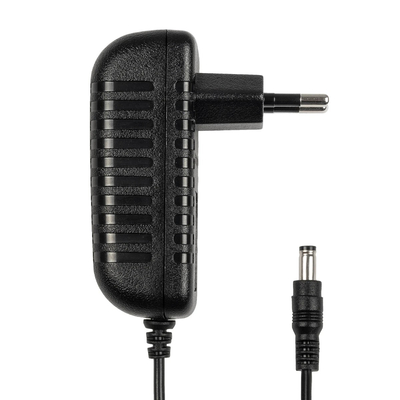 GLOBOSTAR® VOLTIX GLB-107-0006 Τροφοδοτικό/Μετασχηματιστής Class II SELV 24W 1A AC 220-240V σε DC 24V IP20 - Μαύρο Ματ - Μ8 x Π4.2 x Υ2.8cm - 3 Χρόνια Εγγύηση