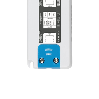 GLOBOSTAR® PLUX GLB-107-0012 Τροφοδοτικό/Μετασχηματιστής Class II SELV 12W 0.5A AC 220-240V σε DC 24V IP20 - Λευκό Ματ - Μ9.9 x Π4.6 x Υ1.1cm - 3 Χρόνια Εγγύηση