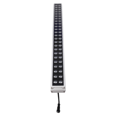 GLOBOSTAR® WASHERMOZA 90163 Μπάρα Φωτισμού Wall Washer LED 48W 4080lm 10-30° DC 24V Αδιάβροχο IP66 Πολύχρωμο RGB Dimmable - Bridgelux SMD Chip - Γκρι Ανθρακί - Μ100 x Π8.5 x Υ4cm - 3 Χρόνια Εγγύηση