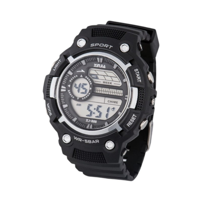 Ψηφιακό ρολόι χειρός - XJ-888 - 115165 - Black/Silver