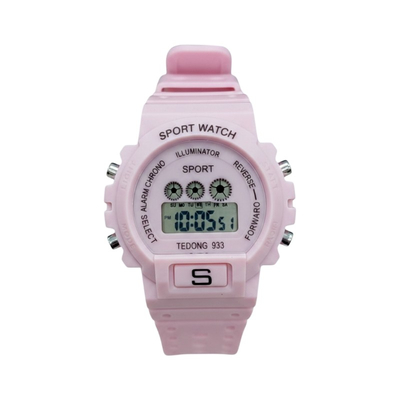 Ψηφιακό ρολόι χειρός - 933 - 115193 - Pink