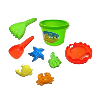 Σετ παιχνίδια παραλίας -  8pcs - 3338 - 232230
