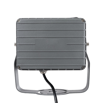 GLOBOSTAR® FLOODXENA 90130 Προβολέας Σποτ Wall Washer LED 24W 2880lm 10° AC 220-240V Αδιάβροχο IP65 Ψυχρό Λευκό 6000K - Bridgelux SMD Chip - Γκρι Ανθρακί - Μ18 x Π13.5 x Υ18cm - 3 Χρόνια Εγγύηση