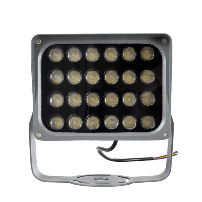 GLOBOSTAR® FLOODXENA 90129 Προβολέας Σποτ Wall Washer LED 24W 2760lm 10° AC 220-240V Αδιάβροχο IP65 Φυσικό Λευκό 4500K - Bridgelux SMD Chip - Γκρι Ανθρακί - Μ18 x Π13.5 x Υ18cm - 3 Χρόνια Εγγύηση