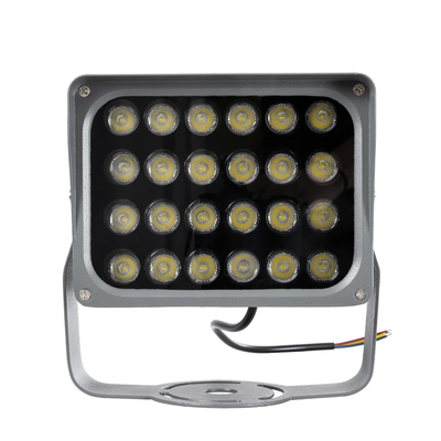 GLOBOSTAR® FLOODXENA 90130 Προβολέας Σποτ Wall Washer LED 24W 2880lm 10° AC 220-240V Αδιάβροχο IP65 Ψυχρό Λευκό 6000K - Bridgelux SMD Chip - Γκρι Ανθρακί - Μ18 x Π13.5 x Υ18cm - 3 Χρόνια Εγγύηση