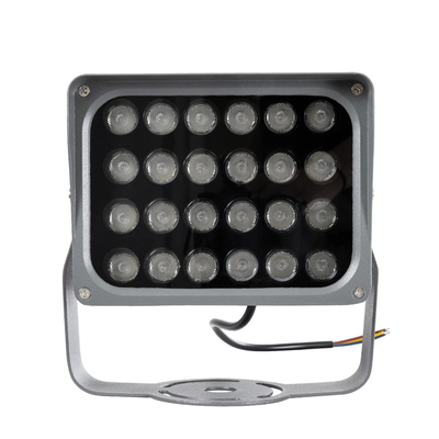 GLOBOSTAR® FLOODXENA 90132 Προβολέας Σποτ Wall Washer LED 24W 2040lm 10° AC 220-240V Αδιάβροχο IP65 Φούξια - Bridgelux SMD Chip - Γκρι Ανθρακί - Μ18 x Π13.5 x Υ18cm - 3 Χρόνια Εγγύηση