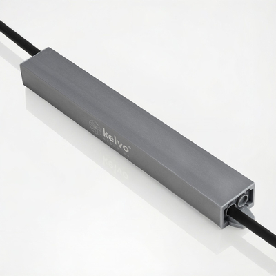 kelvo® SELAS KLV-107-0030 Τροφοδοτικό/Μετασχηματιστής Class II SELV 36W 1.5A AC 220-240V σε DC 24V Αδιάβροχο IP67 - Γκρι Ανθρακί Ματ - Μ22 x Π3 x Υ2cm - 5 Χρόνια Εγγύηση