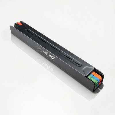 kelvo® PULSE KLV-107-0003 Ultra Slim Τροφοδοτικό/Μετασχηματιστής Class I PELV 100W 4.1A AC 220-240V σε DC 24V IP20 - Γκρι Ανθρακί Ματ - Μ23 x Π2.6 x Υ2.4cm - 5 Χρόνια Εγγύηση