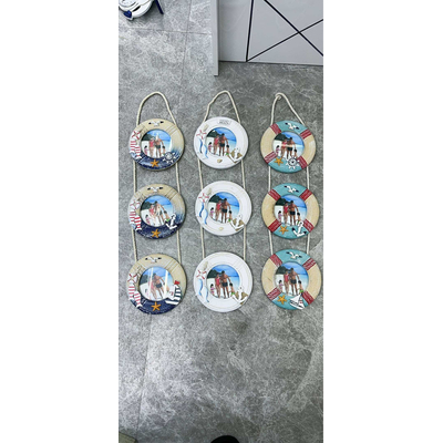 Διακοσμητικό Souvenir κρεμαστό με κορνίζες - Σετ 2 τεμάχια - L2026-16 - 125550
