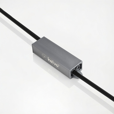 kelvo® SELAS KLV-107-0028 Τροφοδοτικό/Μετασχηματιστής Class II SELV 15W 0.63A AC 220-240V σε DC 24V Αδιάβροχο IP67 - Γκρι Ανθρακί Ματ - Μ11 x Π3 x Υ2cm - 5 Χρόνια Εγγύηση