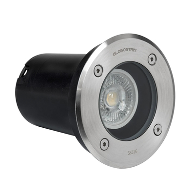 kelvo® KERIA KLV-101-0275 Χωνευτό Φωτιστικό Σποτ Δαπέδου για Λάμπα MR16 με Ντουί GU10 AC 220-240V Αδιάβροχο IP68 IK09 - Ανοξείδωτο Ατσάλι SS316 - Μ11 x Π11 x Υ11.5cm / Q10.4cm