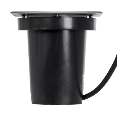 kelvo® KERIA KLV-101-0276 Χωνευτό Φωτιστικό Σποτ Δαπέδου για Λάμπα MR16 με Ντουί GU10 AC 220-240V Αδιάβροχο IP68 IK09 - Ανοξείδωτο Ατσάλι SS316 - Μ11 x Π11 x Υ11.5cm / Q10.4cm
