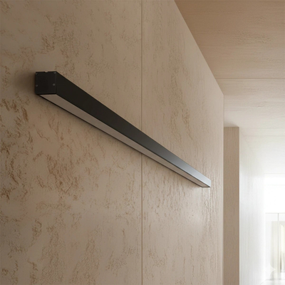 kelvo® ORION KLV-101-0362-V3 Φωτιστικό Τοίχου / Απλίκα LED 72W 7200lm 120° AC 220-240V IP20 Ρυθμιζόμενο Λευκό CCT με Χειριστήριο από 2700K έως 6000K Dimmable - Lumileds SMD Chip - Μαύρο Ματ - Μ120 x Π5 x Υ7.5cm - 3 Χρόνια Εγγύηση