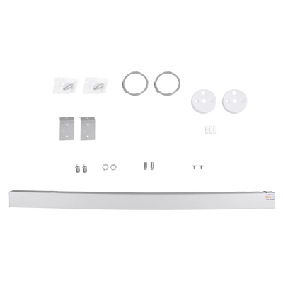 kelvo® ORION KLV-101-0363-V3 Φωτιστικό Τοίχου / Απλίκα LED 72W 7200lm 120° AC 220-240V IP20 Ρυθμιζόμενο Λευκό CCT με Χειριστήριο από 2700K έως 6000K Dimmable - Lumileds SMD Chip - Λευκό Ματ - Μ120 x Π5 x Υ7.5cm - 3 Χρόνια Εγγύηση