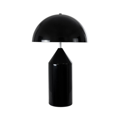 kelvo® URANUS KLV-101-0371 Επιτραπέζιο Φωτιστικό Πορτατίφ για 2 Λάμπες με Ντουί E27 AC 220-240V IP20 - Μαύρο Ματ - Μ35 x Π35 x Υ54cm