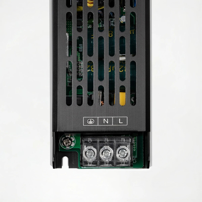 kelvo® ILUMA KLV-107-0008 Slim Τροφοδοτικό/Μετασχηματιστής Class I PELV 150W 12.5A AC 220-240V σε DC 12V IP20 - Γκρι Ανθρακί Ματ - Μ18.1 x Π4.8 x Υ2.8cm - 5 Χρόνια Εγγύηση