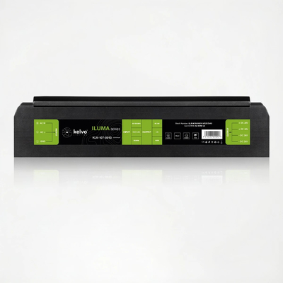 kelvo® ILUMA KLV-107-0013 Slim Τροφοδοτικό/Μετασχηματιστής Class I PELV 100W 4.1A AC 220-240V σε DC 24V IP20 - Γκρι Ανθρακί Ματ - Μ16 x Π4.8 x Υ2.8cm - 5 Χρόνια Εγγύηση