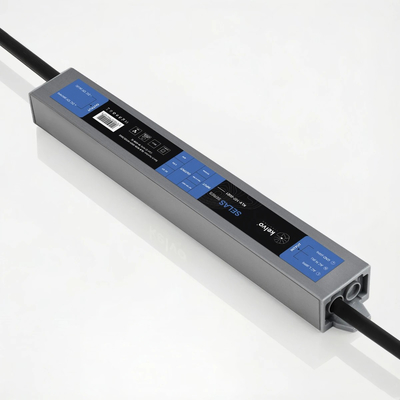 kelvo® SELAS KLV-107-0021 Τροφοδοτικό/Μετασχηματιστής Class II SELV 45W 3.75A AC 220-240V σε DC 12V Αδιάβροχο IP67 - Γκρι Ανθρακί Ματ - Μ22 x Π3 x Υ2cm - 5 Χρόνια Εγγύηση