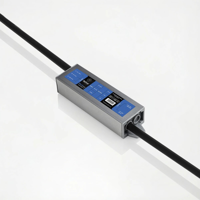 kelvo® SELAS KLV-107-0028 Τροφοδοτικό/Μετασχηματιστής Class II SELV 15W 0.63A AC 220-240V σε DC 24V Αδιάβροχο IP67 - Γκρι Ανθρακί Ματ - Μ11 x Π3 x Υ2cm - 5 Χρόνια Εγγύηση