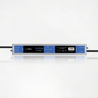 kelvo® SELAS KLV-107-0031 Τροφοδοτικό/Μετασχηματιστής Class II SELV 45W 1.87A AC 220-240V σε DC 24V Αδιάβροχο IP67 - Γκρι Ανθρακί Ματ - Μ22 x Π3 x Υ2cm - 5 Χρόνια Εγγύηση