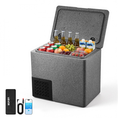 Ψυγείο VEVOR 12 Volt, ψυγείο αυτοκινήτου 21,1 QT/20L, φορητός εξαιρετικά ελαφρύς καταψύκτης EPP, ηλεκτρικός συμπιεστής με έλεγχο APP, 12V/24V DC, -10℃ έως 10℃, για φορτηγό, βαν, τροχόσπιτο, SUV, σκάφος, ταξίδια, κάμπινγκ