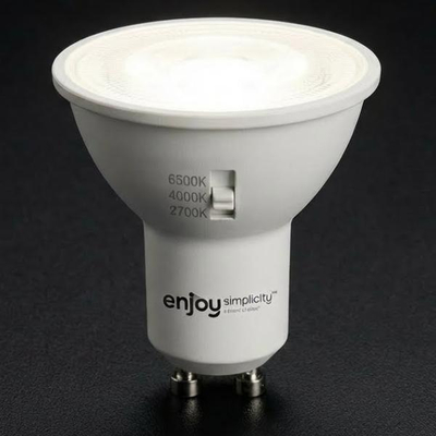 EL903004 | EL903004 | LED SMD GU10 3CCT dip switch|7W (=86w)|621lm|110D|2700k-4000k-6500k| {enjoysimplicity}™