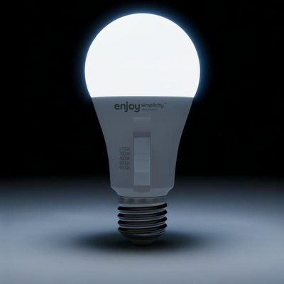 EL903993 | EL903993 | LED SMD A60 DIM|5CCT dip switch|13.5W (=100w)|1521lm|E27|2700k-3000k-4000k-5000k-6500k| {enjoysimplicity}™