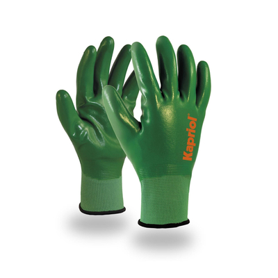 Γάντι εργασίας ALL GREEN νιτριλίου Νο9 / 27805