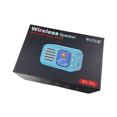 Ασύρματο ηχείο Bluetooth με οθόνη - WS-501 - 811788 - Black