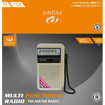Επαναφορτιζόμενο ραδιόφωνο mini - PR-1013 - 010139 - Black