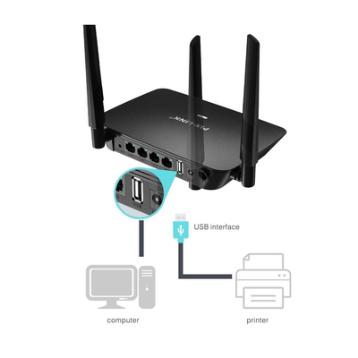 Ασύρματο Router Wifi - LV-WR37 - 812006 - Black