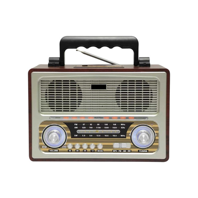 Επαναφορτιζόμενο ραδιόφωνο Retro - M1800BT - 654381 - Silver